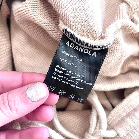 Adanola Tan Sweatpant Printed Joggers Size M - Picture 5 of 5